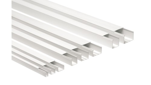 Kanał kablowy z pokrywą CP 120x80 biały /2m/ ECCP12080B