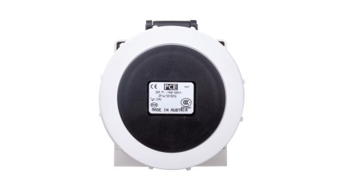Gniazdo stałe 32A 4P 500V czarne IP67 /bez dławnicy/ 1242-7
