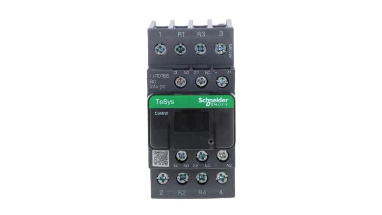 TeSys Deca Stycznik mocy 18A 4P 24V DC 2Z 2R LC1D188BD