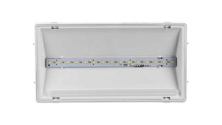 Oprawa awaryjna EXIT L IP65 ECO LED AT 3W 1h jednozadaniowa biała (brak piktogramu w zestawie) ETL/3W/E/1/SE/AT/WH