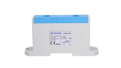 Złączka szynowa 1-torowa ZJUN-240/BL niebieska R34RR-07010021001