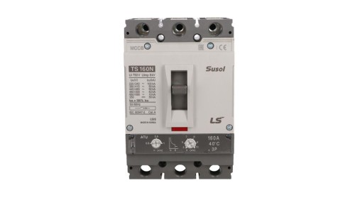 Wyłącznik kompaktowy LS Electric 3polowy In=160A wyzwalacz ATU 0105025800 TS160N ATU 160A 3P