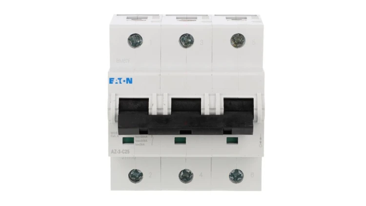 Wyłącznik nadprądowy 3P C 25A 25kA AC AZ-3-C25 211776