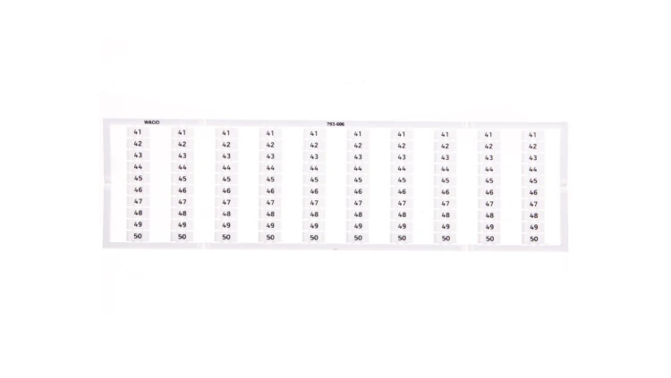 Oznaczniki WMB 10x 41-50 793-606 /5szt./