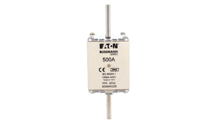 Wkładka NH2 500A 500V gL/gG podwójny wskaźnik 500NHG2B