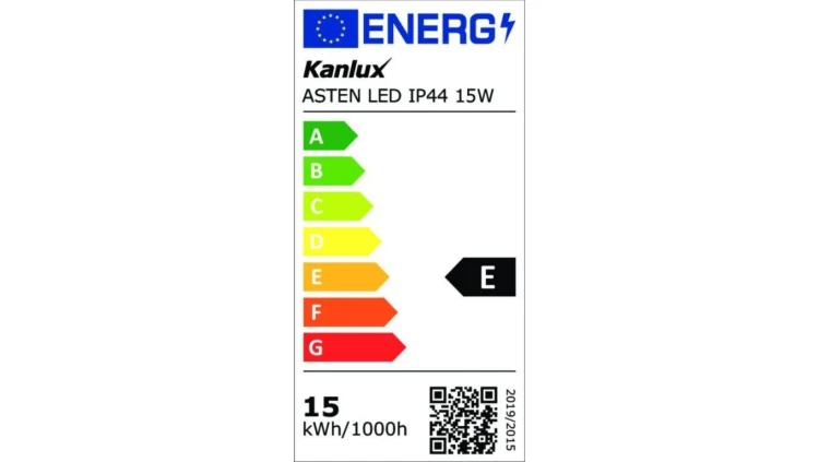 Oprawa ścienna LED ASTEN LED IP44 15W-NW kinkiet 970lm 4000K 26682