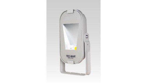 Naświetlacz LED LORDINO 40W 5111lm 130lm/W (zam.100W) 4000K RA80 MOD.AR (SILVER) IP66 7 lat gwarancji Made in EU