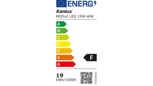 Moduł LED MODv2 19W-WW 2000lm 3000K barwa ciepła 230V 29302