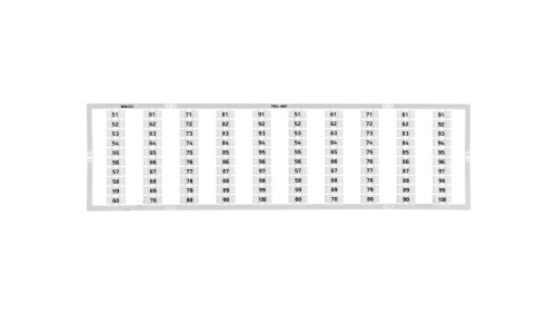 Oznaczniki WMB 2x 51-100 793-607 /5szt./