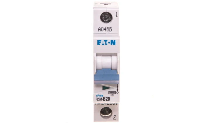 Wyłącznik nadprądowy 1P B 20A 10kA AC PLSM-B20-MW 242181