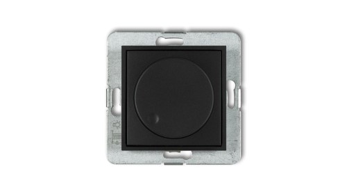 MINI Ściemniacz elektroniczny przyciskowo-obrotowy do lamp LED czarny mat 12MRO-2