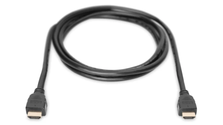Kabel połączeniowy HDMI Ultra HighSpeed z Ethernetem 8K 60Hz UHD Typ HDMI A/HDMI A M/M czarny 5m AK-330124-050-S
