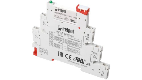 Przekaźnik interfejsowy wąskoprofilowy 1P 24V AgSnO2 SIR6W-24VDC-R 863758