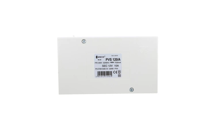 Transformator 1-fazowy bezpieczeństwa PVS 120/A 230/ 12V 10,0A, w obudowie, IP54, Ta 40, 16012-9978