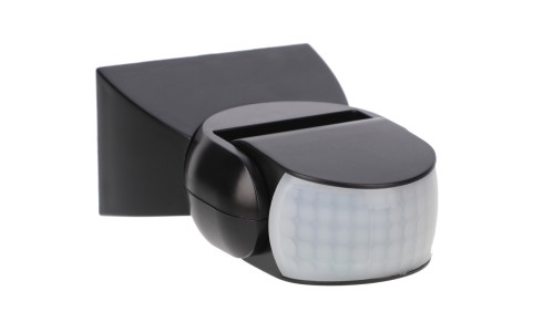 Czujnik ruchu 360/180st. 2 sensory IP65 1200W czarny 5 lat gwarancji OR-CR-254/B