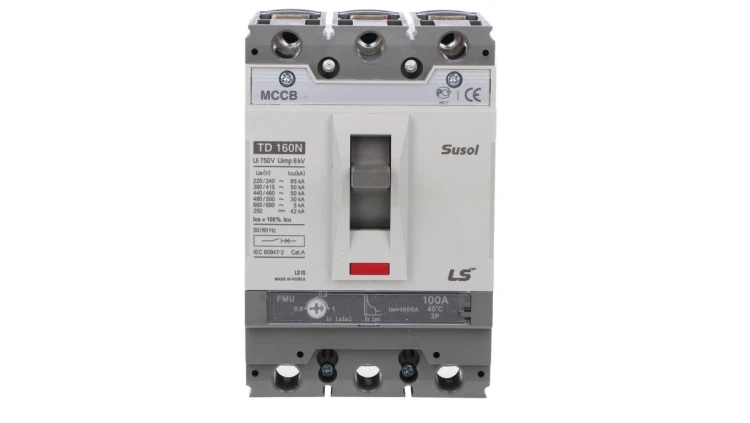 Wyłącznik kompaktowy LS Electric 3polowy In=100A FMU 0102015000 TD160N FMU 100A3