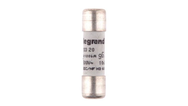 Wkładka bezpiecznikowa cylindryczna 10x38mm 20A gG 500V HPC 013320
