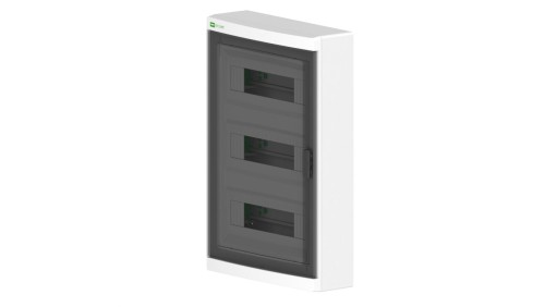 Rozdzielnica modułowa Elegant 3x12 natynkowa IP40 N+PE drzwi przezroczyste 2445-01