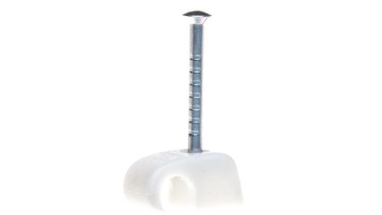 Uchwyt do kabli /4-7mm/ z gwoździem 2x25mm 2025 25 LGR 2228629 /100szt./
