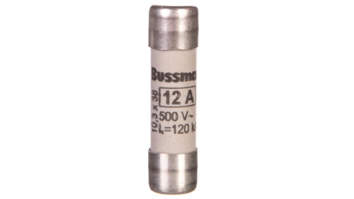 Wkładka bezpiecznikowa cylindryczna 10x38mm 12A gG 500V C10G12