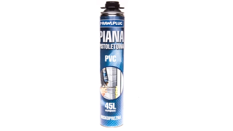 Piana montażowa niskoprężna do PVC Rawlplug RPP-PVC – 750 ml