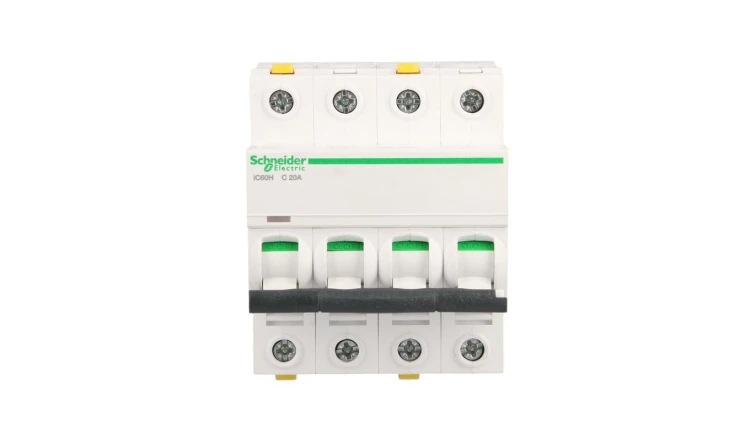 Wyłącznik nadprądowy 4P C 20A 10kA AC iC60H-C20-4 Acti9 A9F07420
