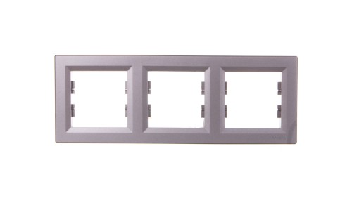 ASFORA Ramka 3-krotna pozioma stal EPH5800362