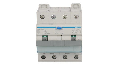 Wyłącznik różnicowo-nadprądowy RCBO 4P B6A 0,03A Typ A 6kA RCBO ADM406C