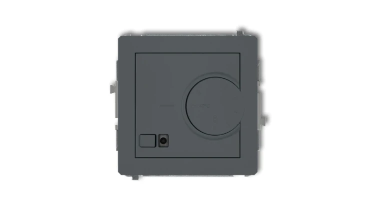 DECO Regulator elektroniczny temperatury z czujnikiem powietrznym grafitowy mat 28DRT-2