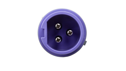 Wtyczka przenośna 16A 3P 24V fioletowa IP44 TWIST 063v