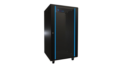 Szafa rack stojąca Extralink 22U 600x600 Czarna