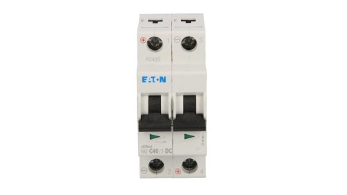 Wyłącznik nadprądowy 2P C 40A 15kA AC FAZ C40/2-DC 279144