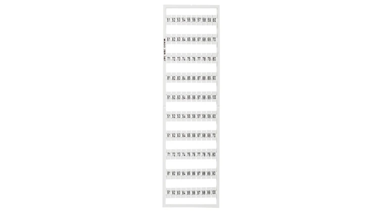 Ramka z oznacznikami 2x 51-100 209-507 /5szt./