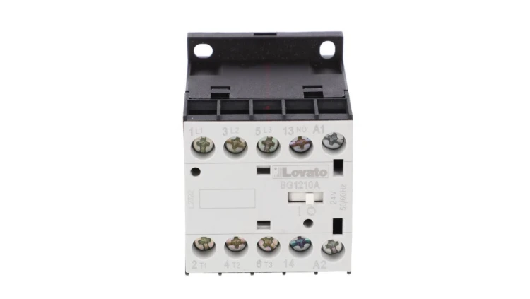 Stycznik mocy 3P 12A 5,7kW przy 400VAC AC3, cewka 24VAC 50/60Hz,1Z 0R 11BG1210A024
