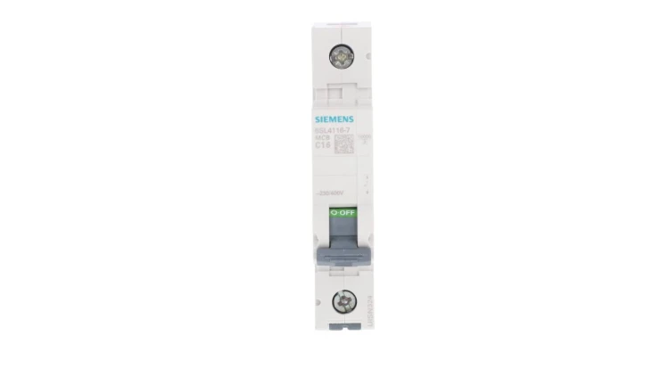 Wyłącznik nadprądowy 1P C 16A 10kA AC SENTRON 5SL4116-7