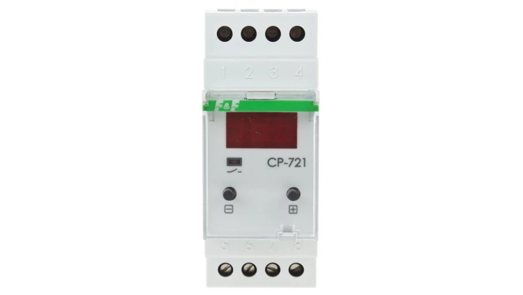Przekaźnik kontroli napięcia 1-fazowy programowalny 1Z 16A 150-450V AC wyświetlacz LED CP-721