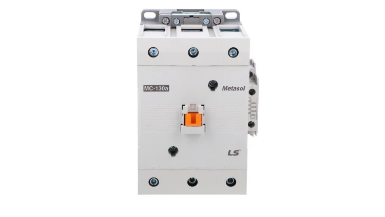 Stycznik LS Electric, 130A w AC-3, moc 60kW, napięcie cewki 230VAC, styki pomocnicze 1a1b 1385000300 MC-130A 230AC 1A1B