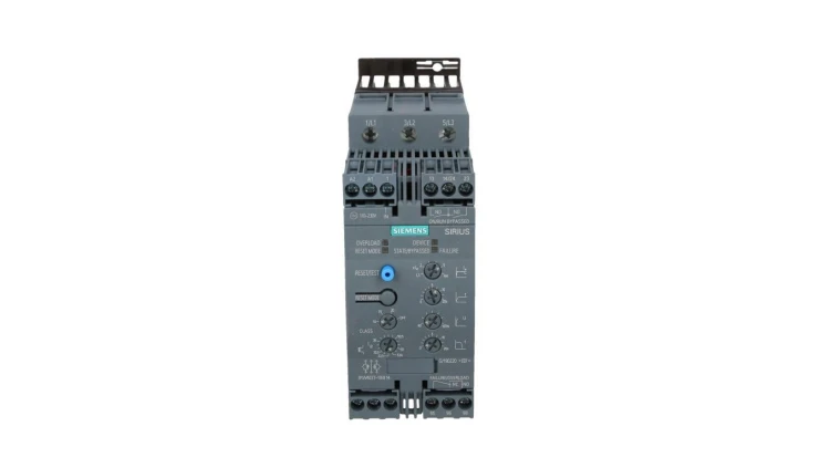 Softstart 3-fazowy 200-480VAC 63A 30kW/400V Uc=110-230V AC/DC S2 3RW4037-1BB14
