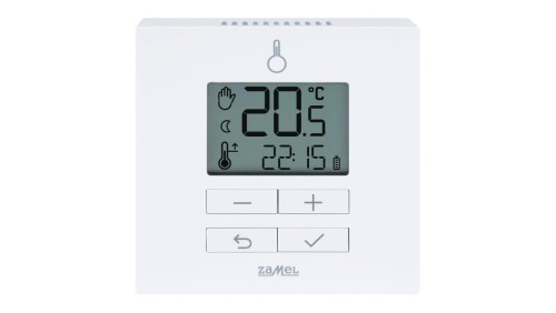 REGULATOR TEMPERATURY DOBOWY, BATERYJNY, RADIOWY TYP: LBW-22 BIAŁY