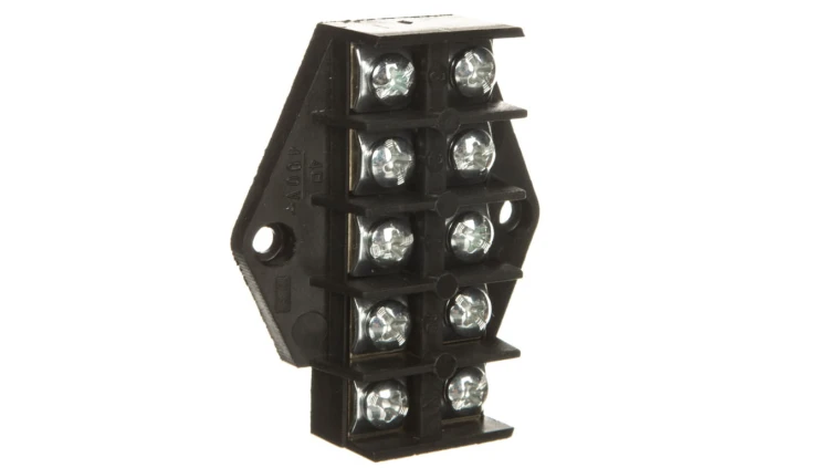 Płytka odgałęźna ZPT5 /4.0mm2/ 5-torów czarna ZPT5-4.0 83004007