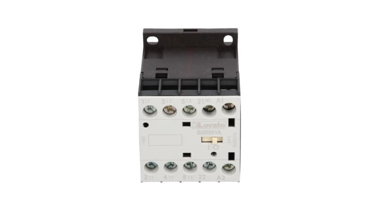 Stycznik mocy 3P 9A 4kW przy 400VAC AC3, cewka 24VAC 50/60Hz, 0Z 1R 11BG0901A024