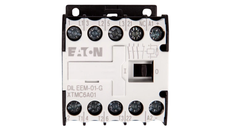 Stycznik mocy 6A 3P 24V DC 0Z 1R DILEEM-01-G(24VDC) 051650