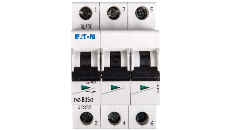 Wyłącznik nadprądowy 3P B 25A 15kA AC FAZ B25/3 278849