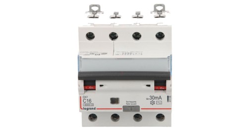 Wyłącznik różnicowo-nadprądowy 4P 16A C 0,03A typ AC P314 DX3 411186