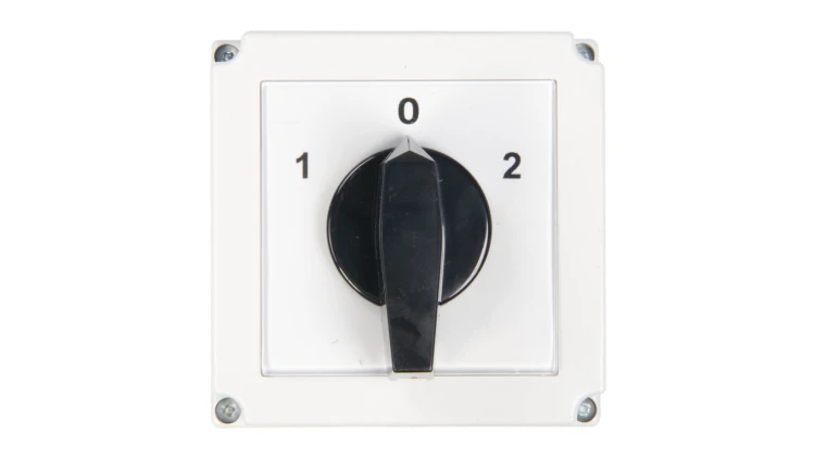 Łącznik krzywkowy 1-0-2 3P 63A w obudowie 4G63-53-PK R214 63-840345-051
