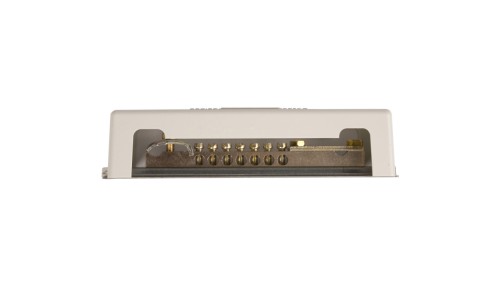 Szyna wyrównawcza z metalową podstawą 7x25mm2, 1x10mm2, 1x płaskownik 1809 M (bezhalogenowa, wykonana z mosiądzu 100kA) 5015081