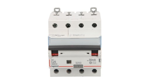 Wyłącznik różnicowo-nadprądowy 4P 25A C 0,03A typ AC P314 DX3 411188