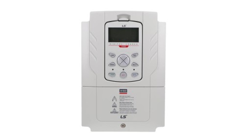 Przemiennik częstotliwości LS Electric H100, 3-fazowy, moc 2,2kW, wbudowany filtr EMC, Modbus 6731002700 LV0022H100-4COFN