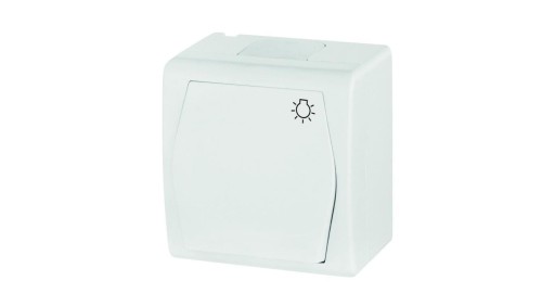 Hermes2 Przycisk hermetyczny /światło/ 10A IP44 biały 1004-00