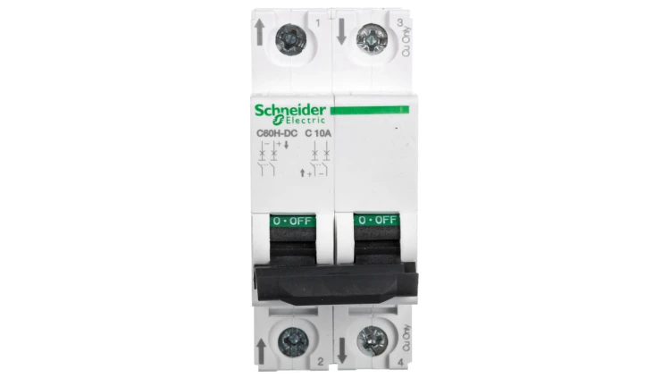 Wyłącznik nadprądowy 2P C 10A 10kA DC C60H-DC Acti9 A9N61528